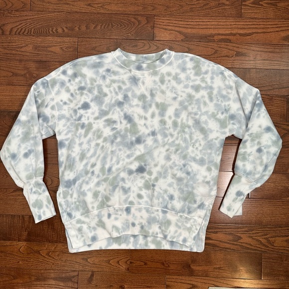 Abercrombie Oversized Tie-Dye Soft AF Crewneck Sweatshirt - Picture 6 of 9